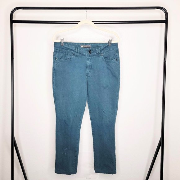 Levi's Denim - Levi's Women's Emerald Green Mid Rise Skinny Flap Pocket Denim Jeans Size 12M